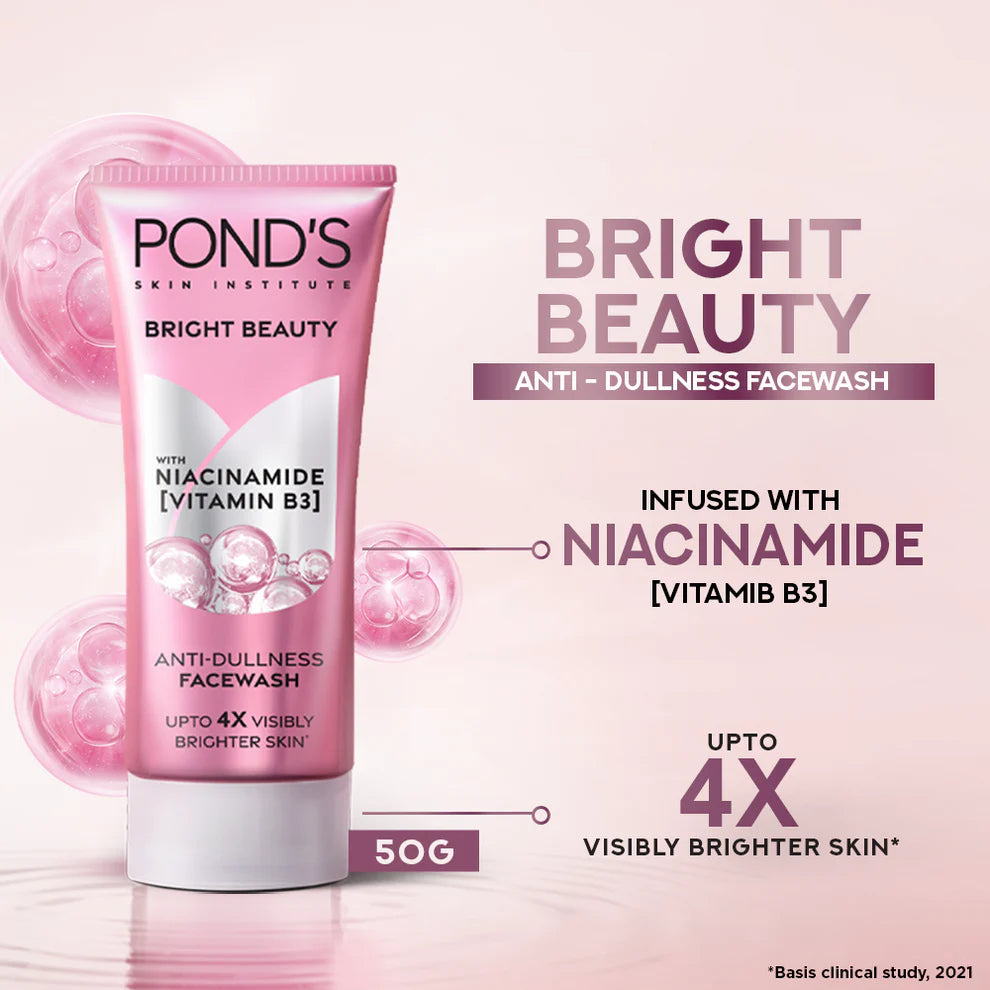Ponds Bright Beauty Face Wash - 50G