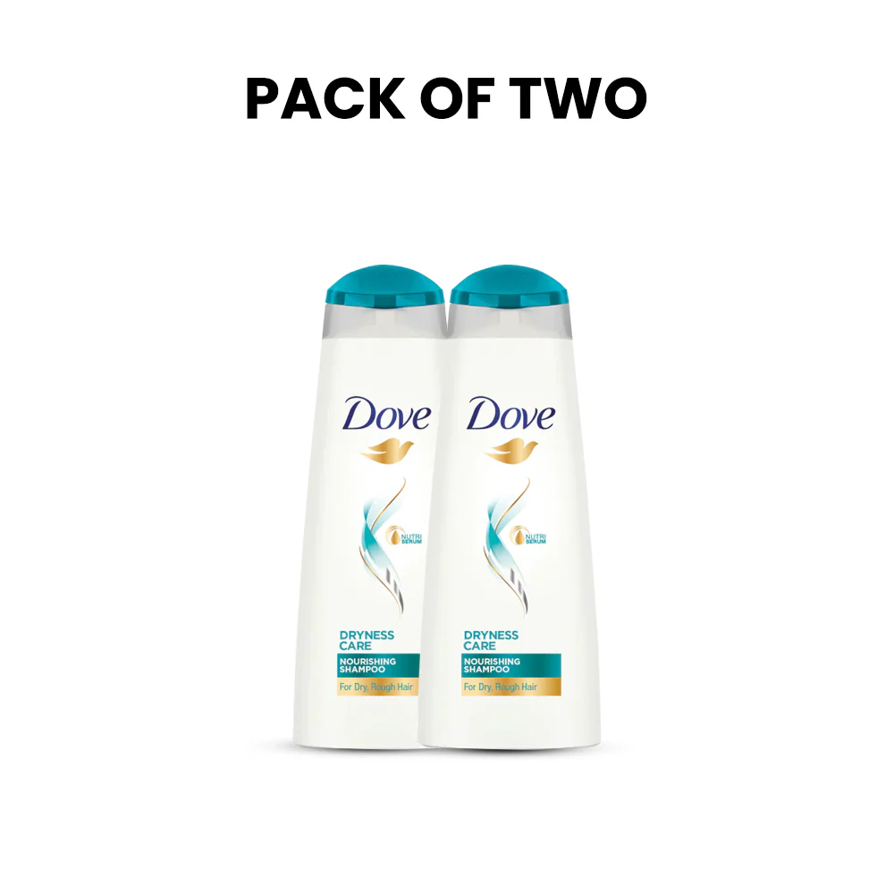 Bundle - Pack of 2 Dove Shampoo Dryness Care - 175Ml