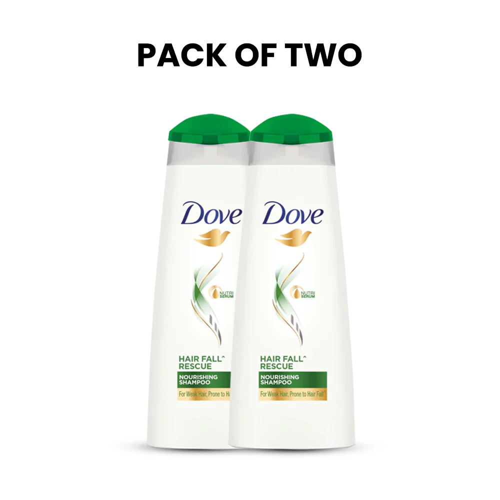 Bundle - Pack of 2 Dove Shampoo Hairfall Rescue - 360Ml