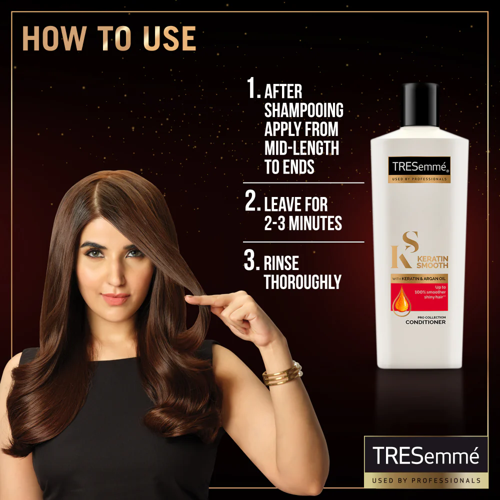 Tresemme Conditioner Keratin Smooth & Straight - 170Ml