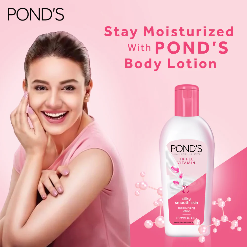 Ponds Lotion Silky Smooth Skin 100Ml