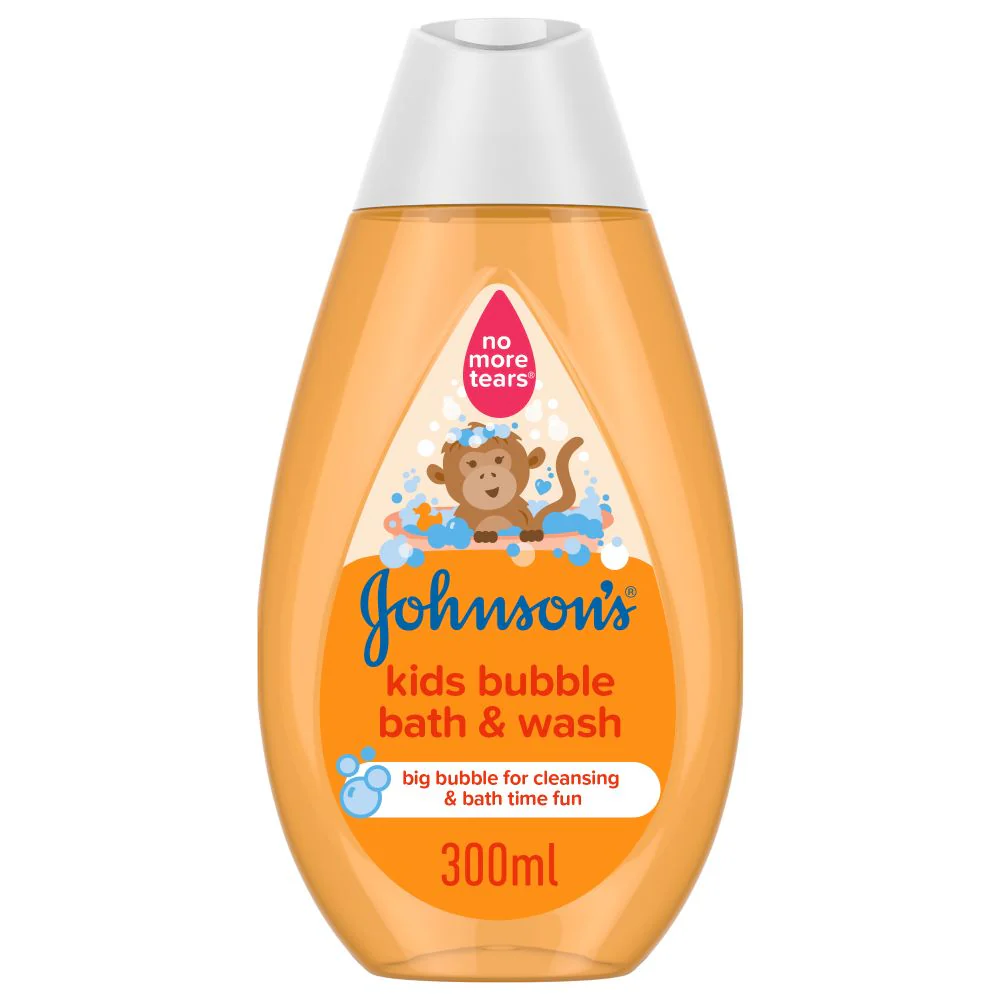 Johnsons Kid's Bubble Bath & Wash 300ml