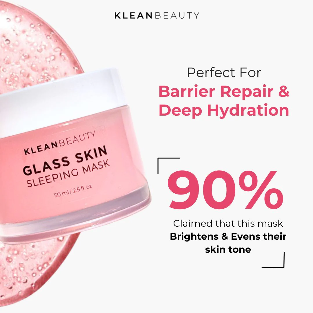 Klean Beauty - Glass Skin Sleeping Mask - 50ml