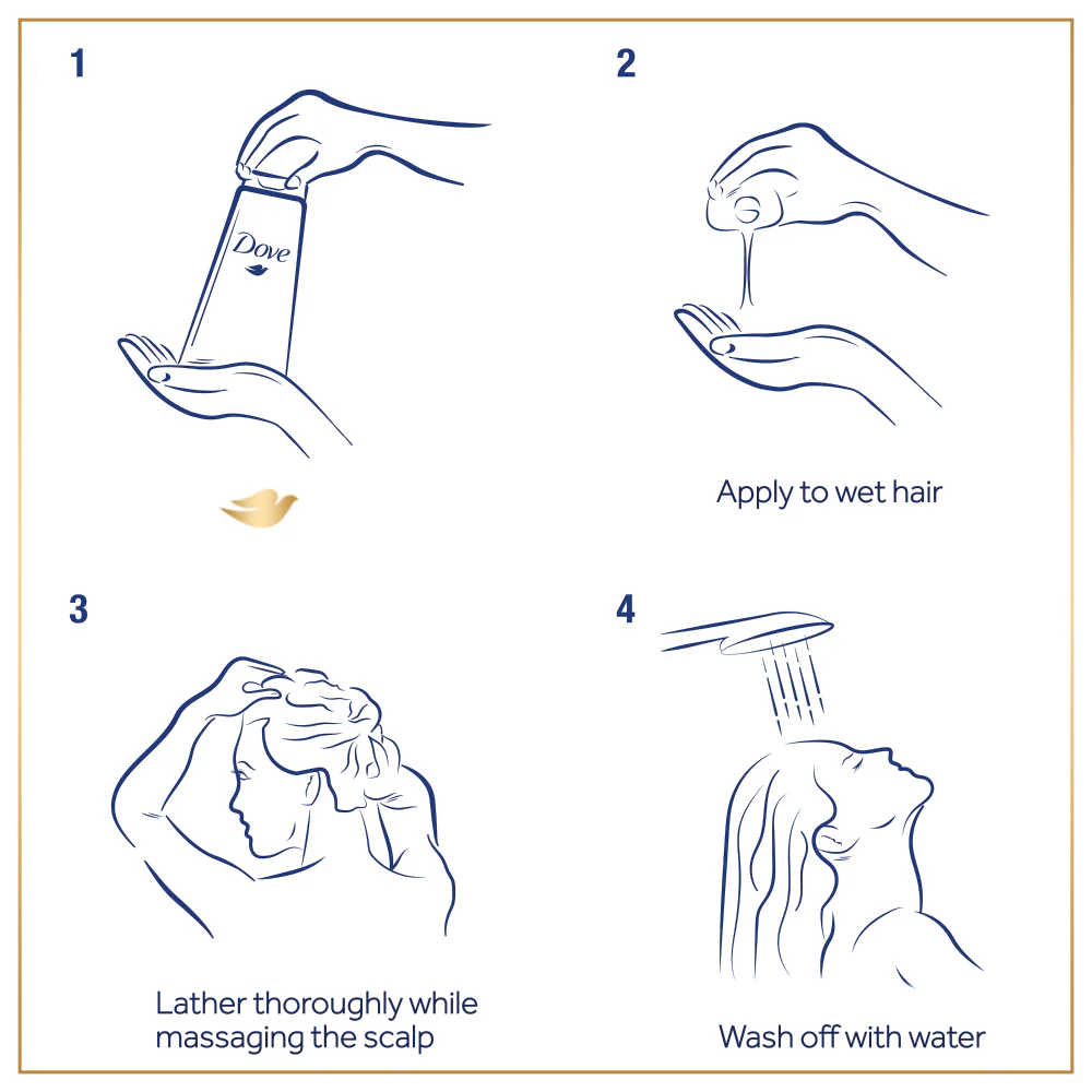 Dove Shampoo Hairfall Rescue - 650Ml