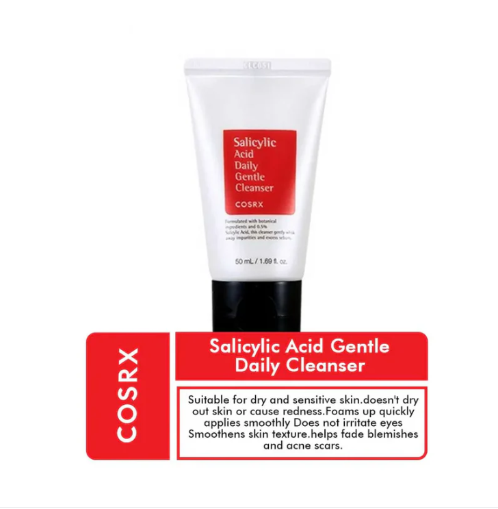 Cosrx Salicylic Acid Daily Gentle Cleanser 50M