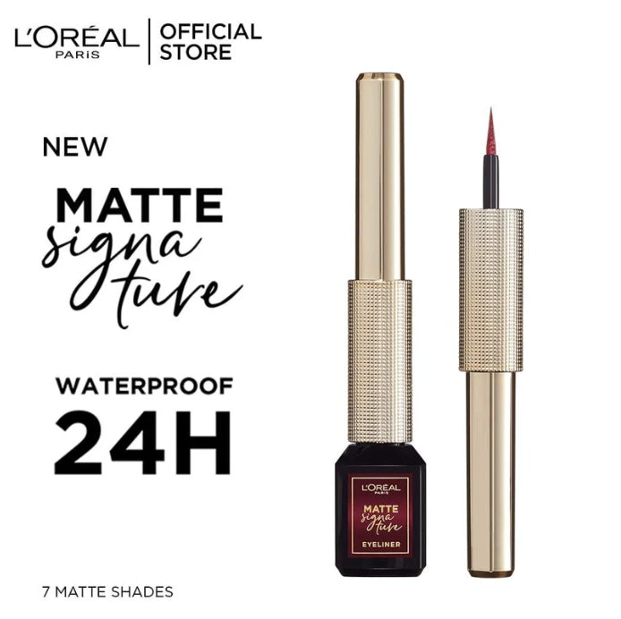 L'Oreal Paris- Matte Signature Liquid Eyeliner 05 Burgundy
