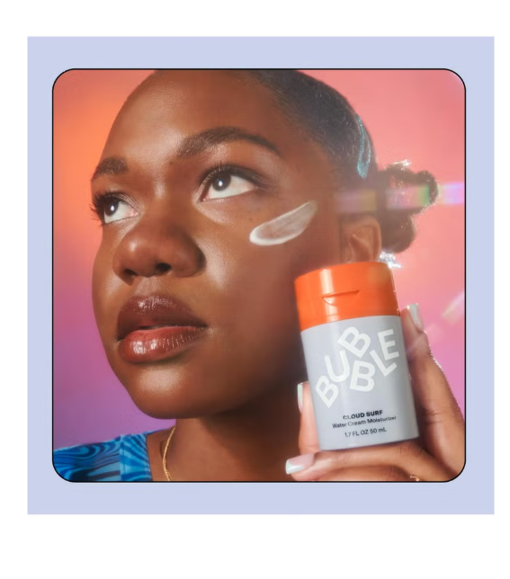 Bubble Skincare Cloud Surf Water Cream Face Moisturizer - Suitable for Sensitive Skin (50ml)