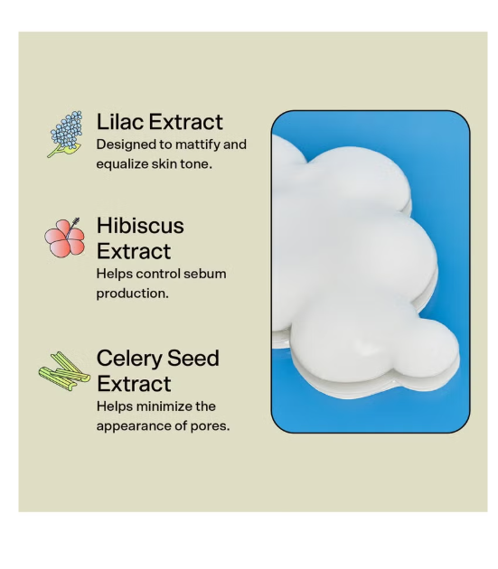 Bubble Skincare Cloud Surf Water Cream Face Moisturizer - Suitable for Sensitive Skin (50ml)