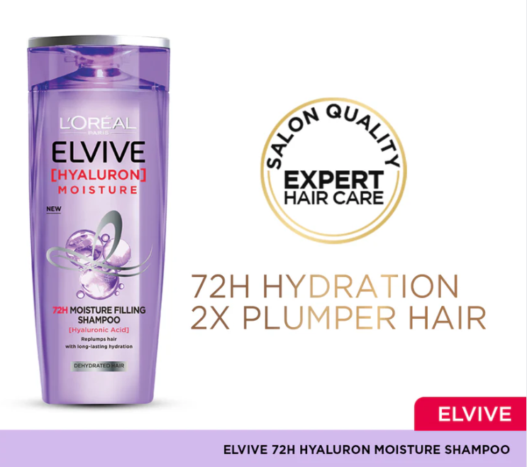 L'Oreal Elvive Hyaluron Moisture Shampoo 175Ml