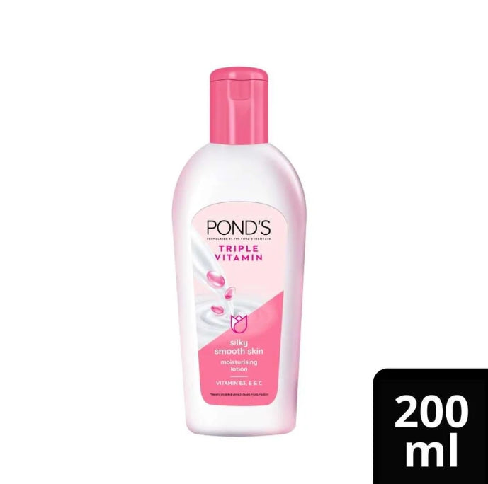 Ponds Lotion Silky Smooth Skin 200Ml