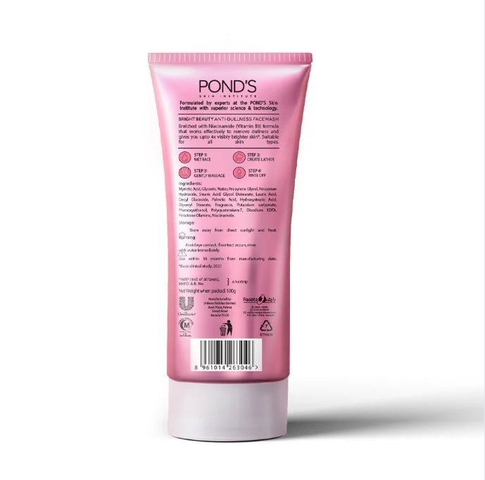 Pond'S Bright Beauty Spotless Glow Face Wash 100G
