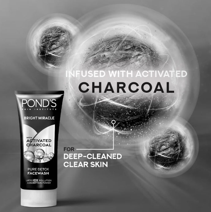 Pond's Pure Detox Anti-Pollution-Purity Face Wash, 100g