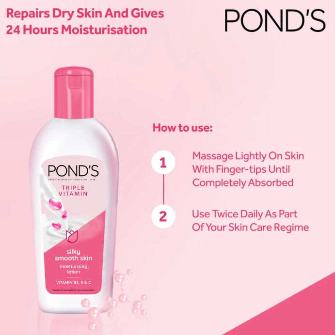 Ponds Lotion Silky Smooth Skin 65Ml