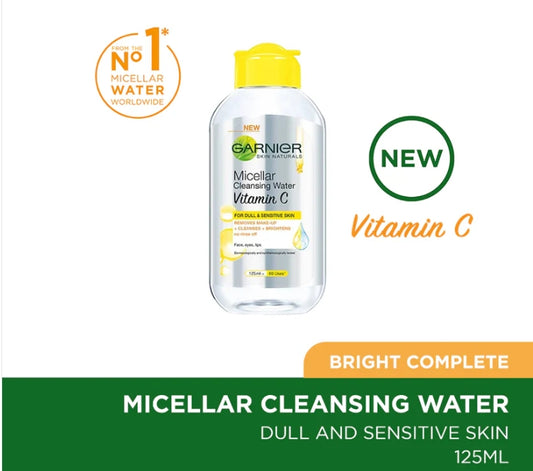 Garnier Skin Active Vitamin C Micellar Makeup Cleansing Water 125 Ml