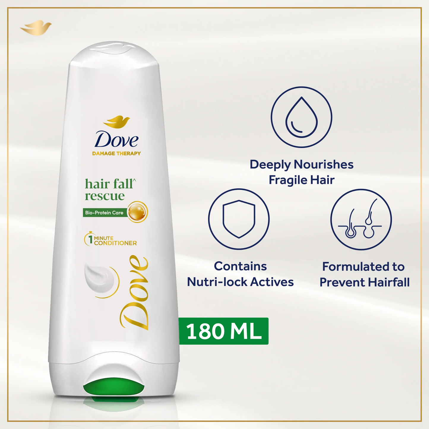 Dove Conditioner Hairfall Rescue - 180Ml