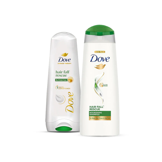 Bundle - Dove Shampoo Hairfall Rescue - 175Ml + Dove Conditioner Hairfall Rescue - 180Ml