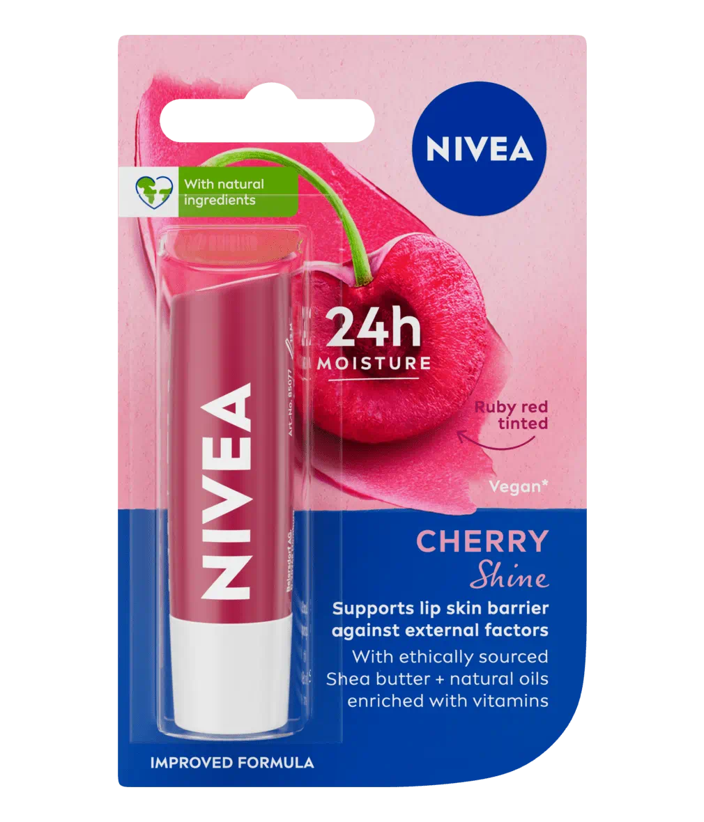 Nivea Lip Balm Cherry Shine 4.8G