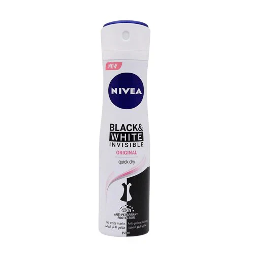Nivea A/P Spray For Women Invisible Black & White 150Ml