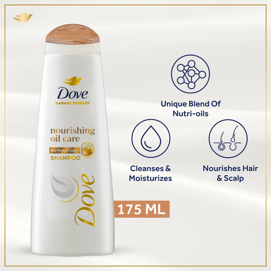 Dove Shampoo Nourishing Oil - 175Ml