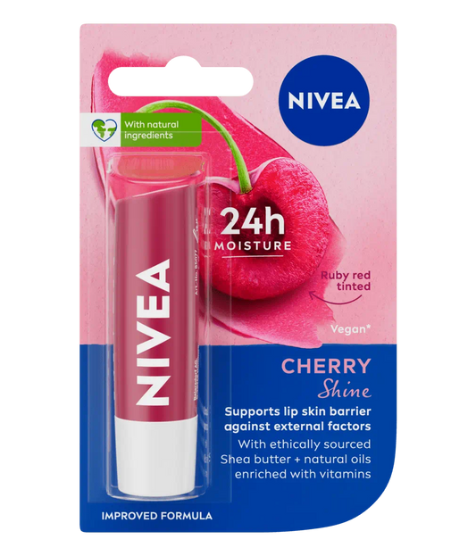 Nivea Lips Balm Cherry Shine 4.8G