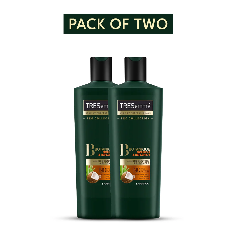 Bundle - Pack of 2 Tresemme Botanique Shampoo Nourish & Replenish - 360Ml