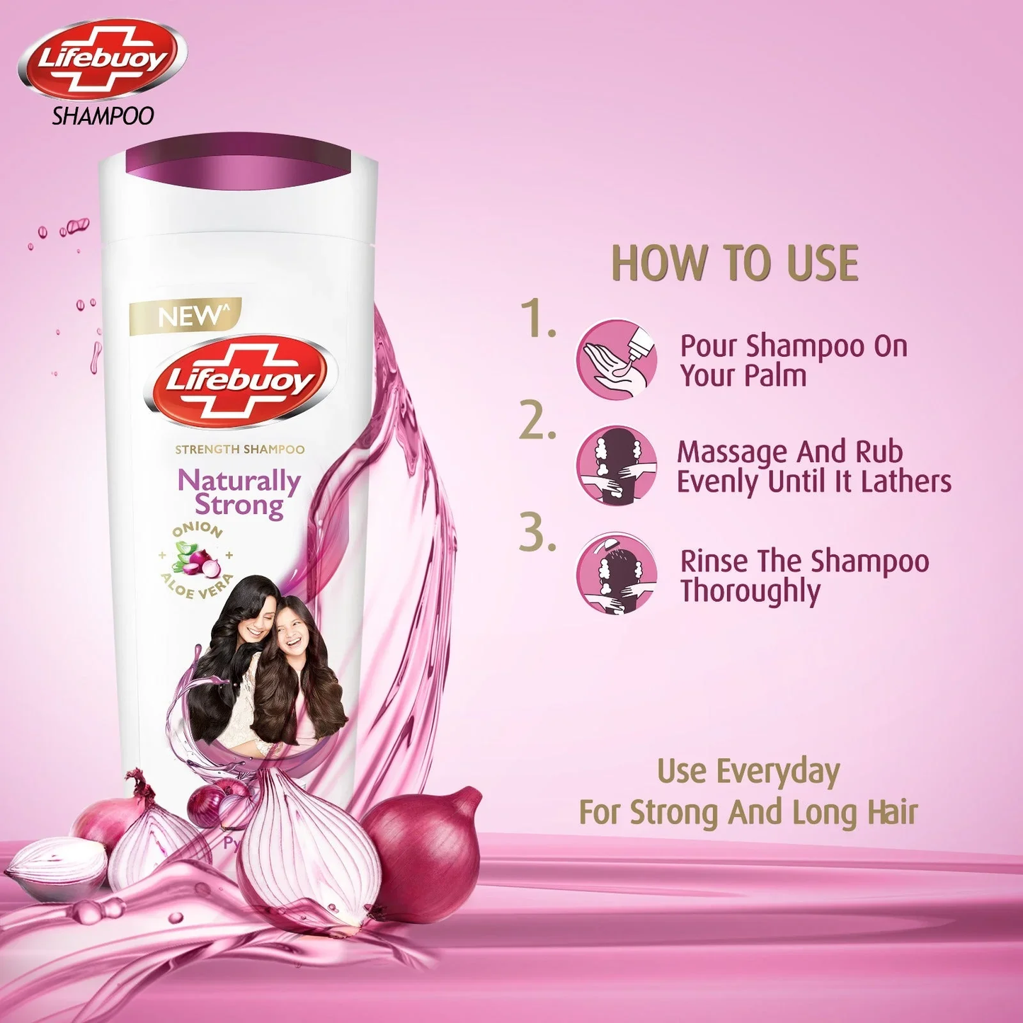 Lifebuoy - Shampoo Naturally Strong 175Ml