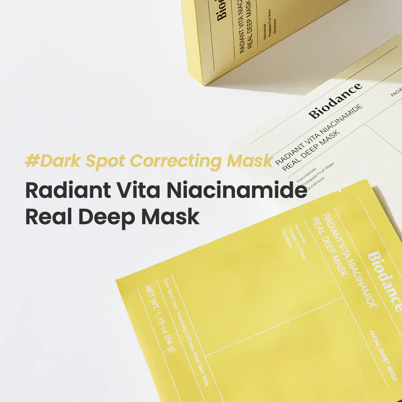 Biodance - Radiant Vita Niacinamide Real Deep Mask 34g