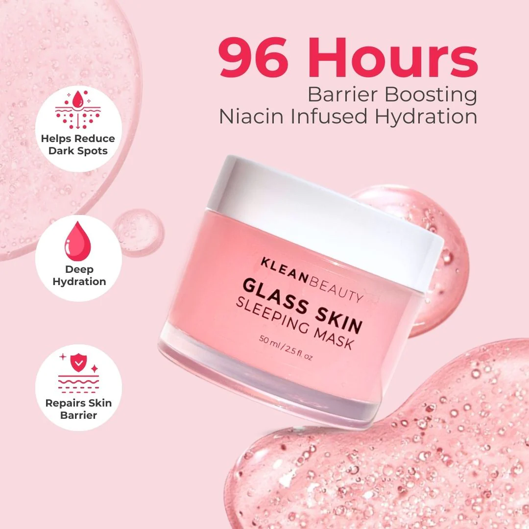 Klean Beauty - Glass Skin Sleeping Mask - 50ml