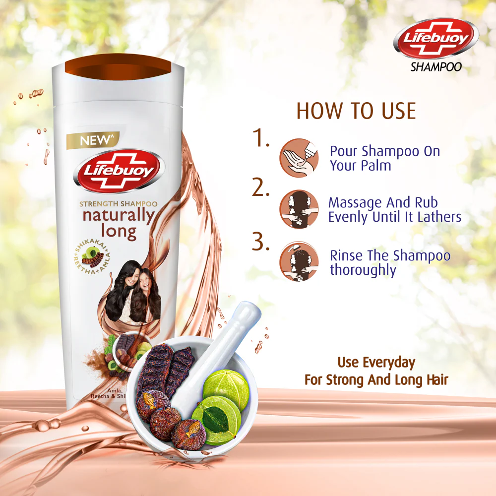 Lifebuoy Shampoo Naturally Long 660Ml