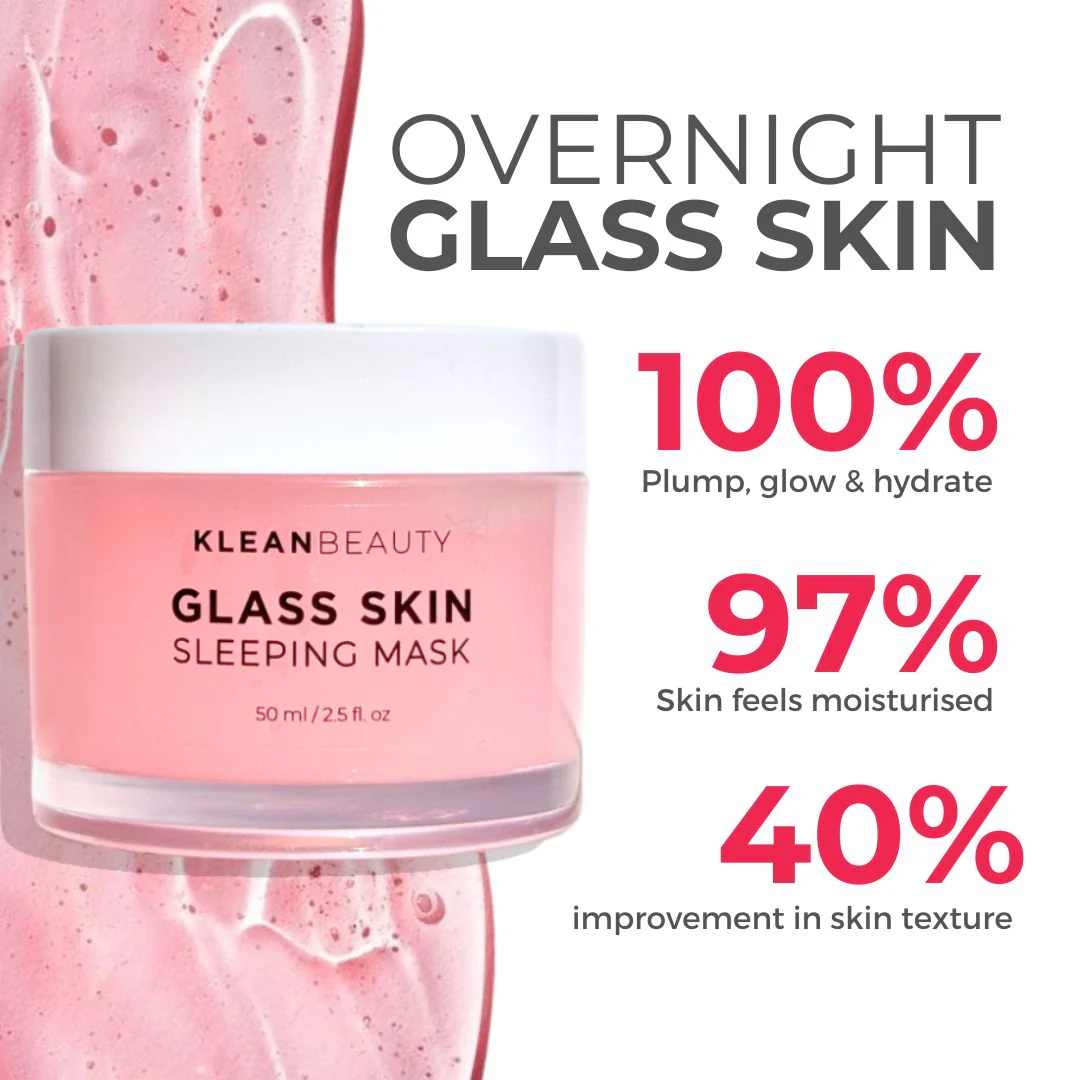 Klean Beauty - Glass Skin Sleeping Mask - 50ml