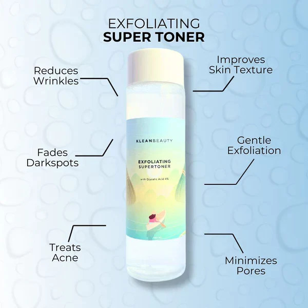 Klean Beauty - Exfoliating Super Toner - 55Ml