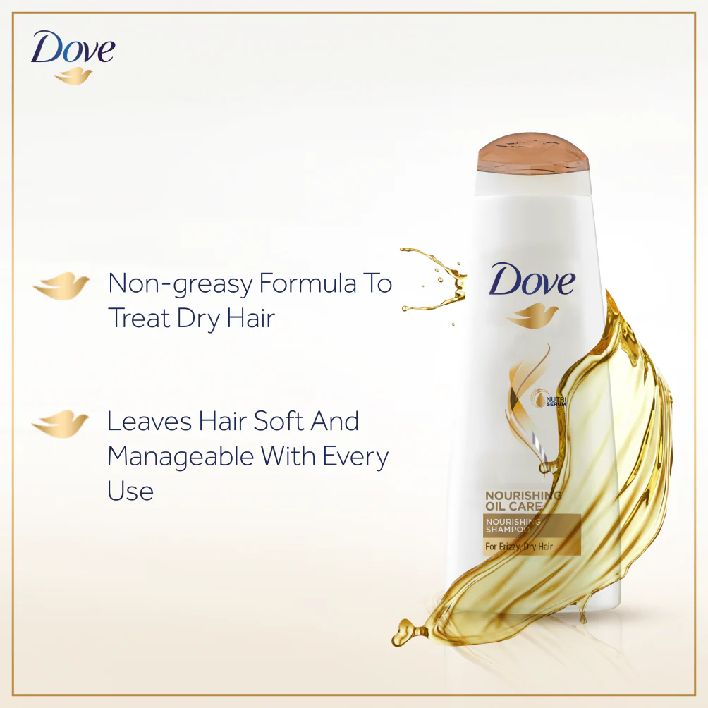 Dove Shampoo Nourishing Oil Care - 360Ml