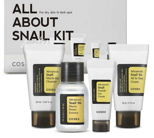 Cosrx Advanced Snail All About Snail Kit 4 Step