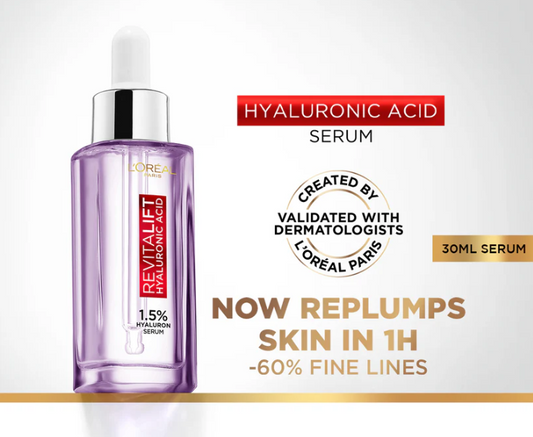 L'Oreal Paris Revitalift 1.5% Hyaluronic Acid Face Serum 30 Ml