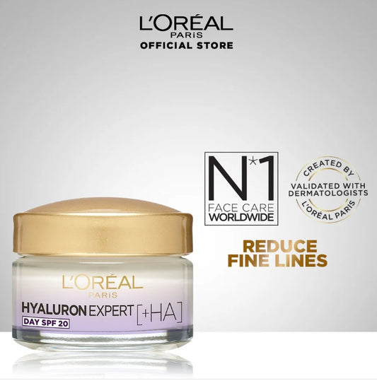 L'Oreal Paris Hyaluron Expert Replumping Moisturizing Day Cream Spf 20 50 Ml