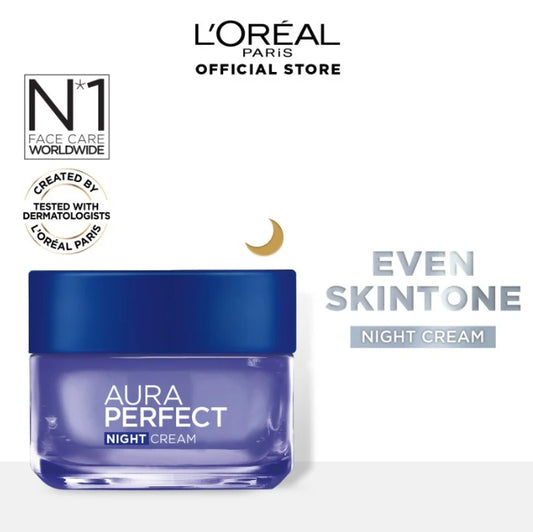 L'Oreal Paris Aura Perfect Night Cream 50 Ml - For Brighter Skin