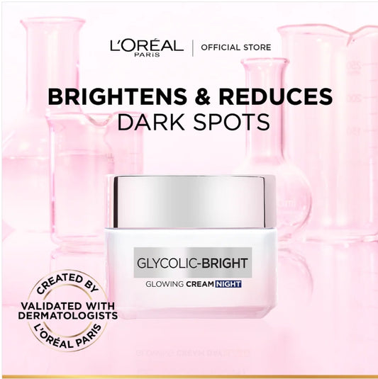 L'Oreal Paris Glycolic Bright Glowing Gel Night Cream 50ml