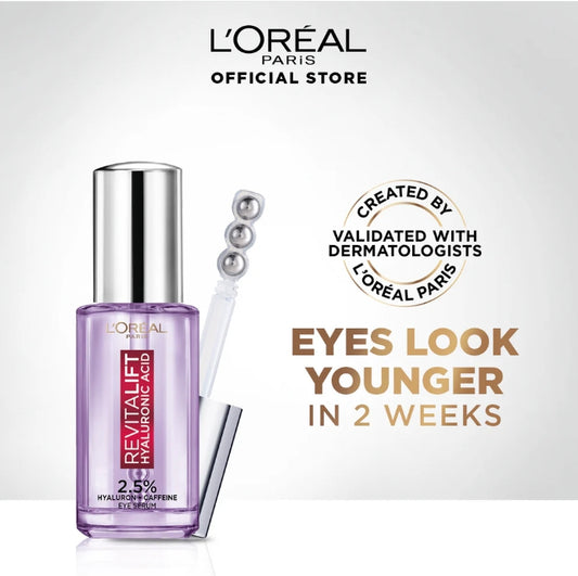L'Oreal Paris Revitalift 1.5% Hyaluronic Acid + 1% Caffeine Eye Serum 20Ml