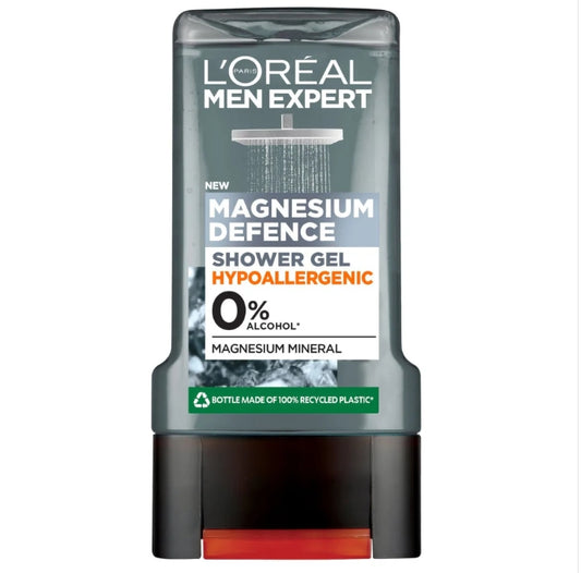 L'Oreal Men Expert Shower Gel Magnesium Defence 300Ml