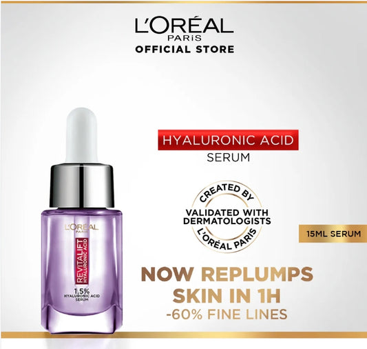 L'Oreal Paris Revitalift 1.5% Hyaluronic Acid Face Serum 15 Ml