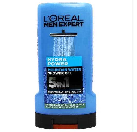 Loreal Men Expert Shower Gel Hydra Power Mountain Water 300Ml