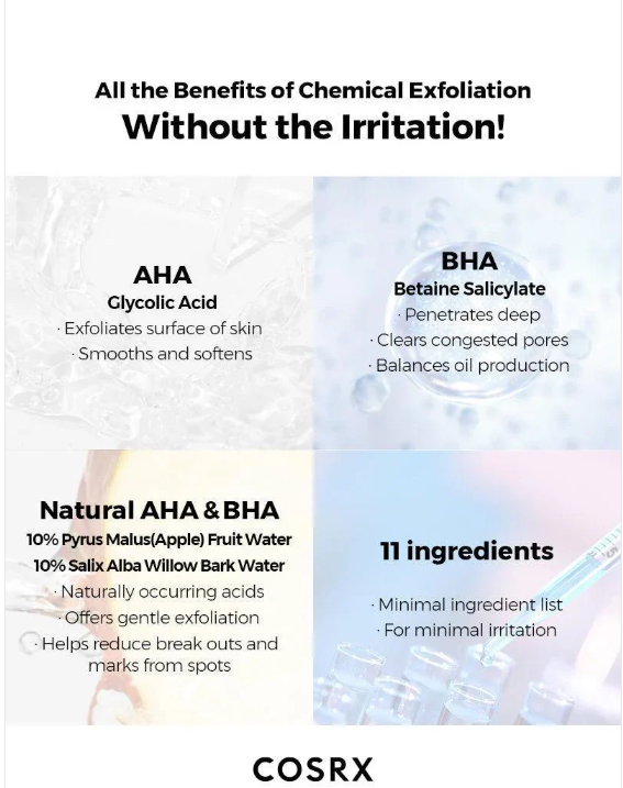Cosrx Aha Bha Clarifying Treatment Toner 50Ml