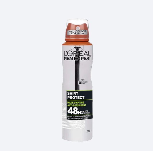 L'Oreal Men Expert 48H A/P Deodorant Spray Shirt Protect Refreshing 250Ml