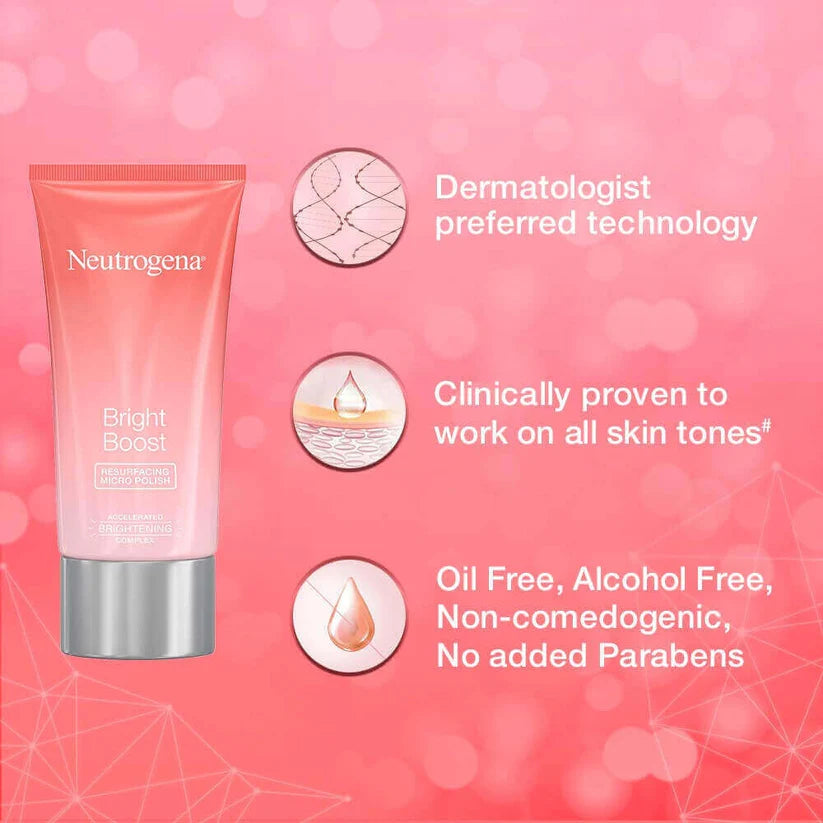 Neutrogena Bright Boost Resurfacing Micro Polish 75Ml
